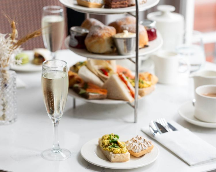 Champagne afternoon tea at the doubletree by hilton brighton metropole