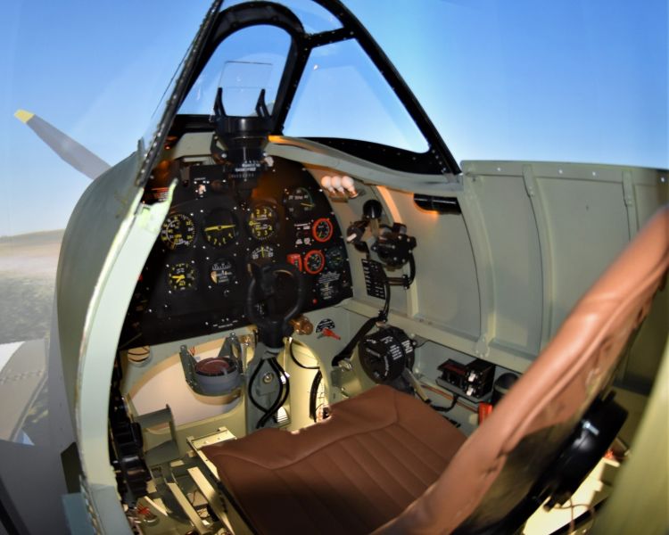 Spitfire flight simulator