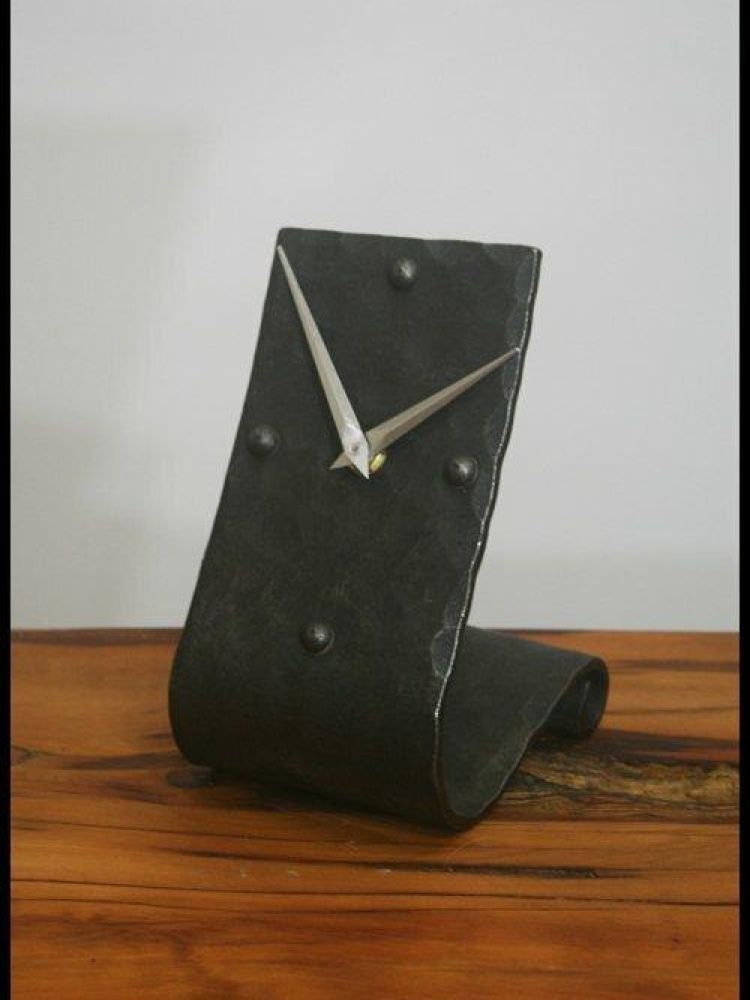 Clock made on blacksmith experience day