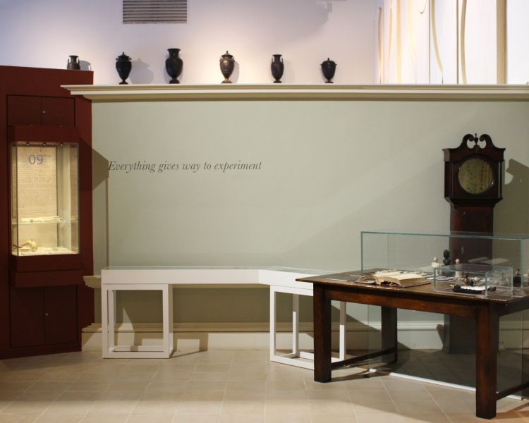 exhibit in the wedgwood museum