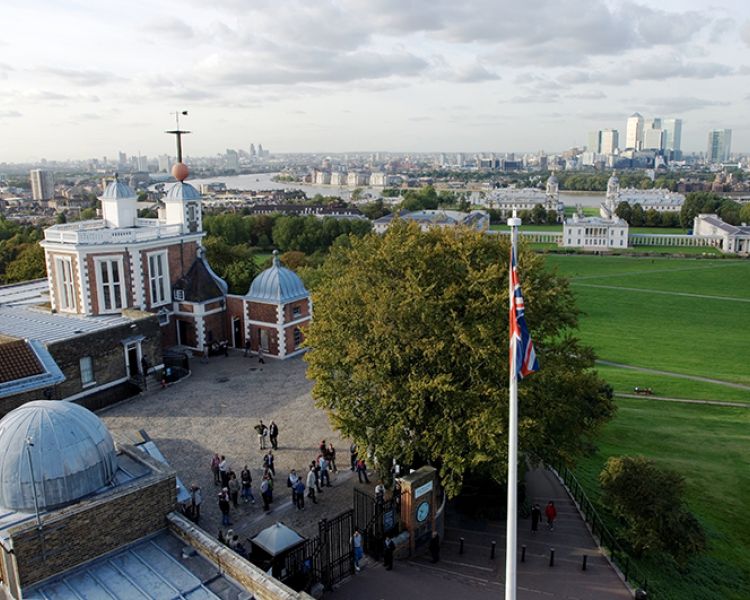 View of royal observatory in greenwich london