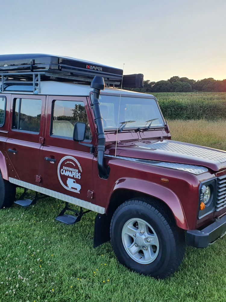 Cherry belle land rover defender