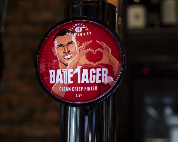 Marta bale lager seen on welsh food tour