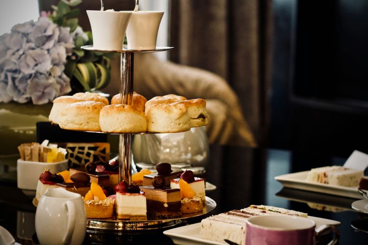 image of an afternoon tea spread