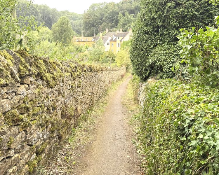 Country lane in blockley seen on father brown tour