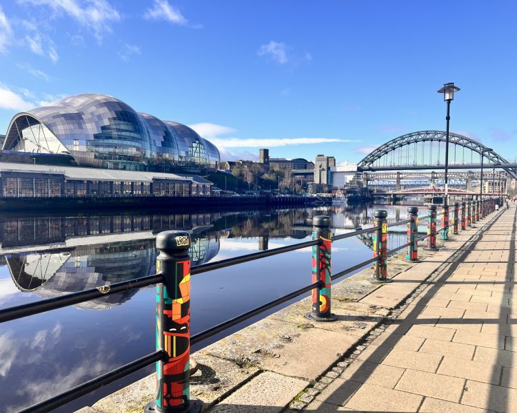 By the river in newcastle on vera tour
