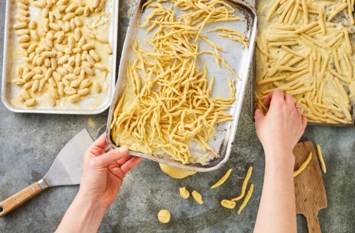 Hand shaped pasta jamie oliver cookery school