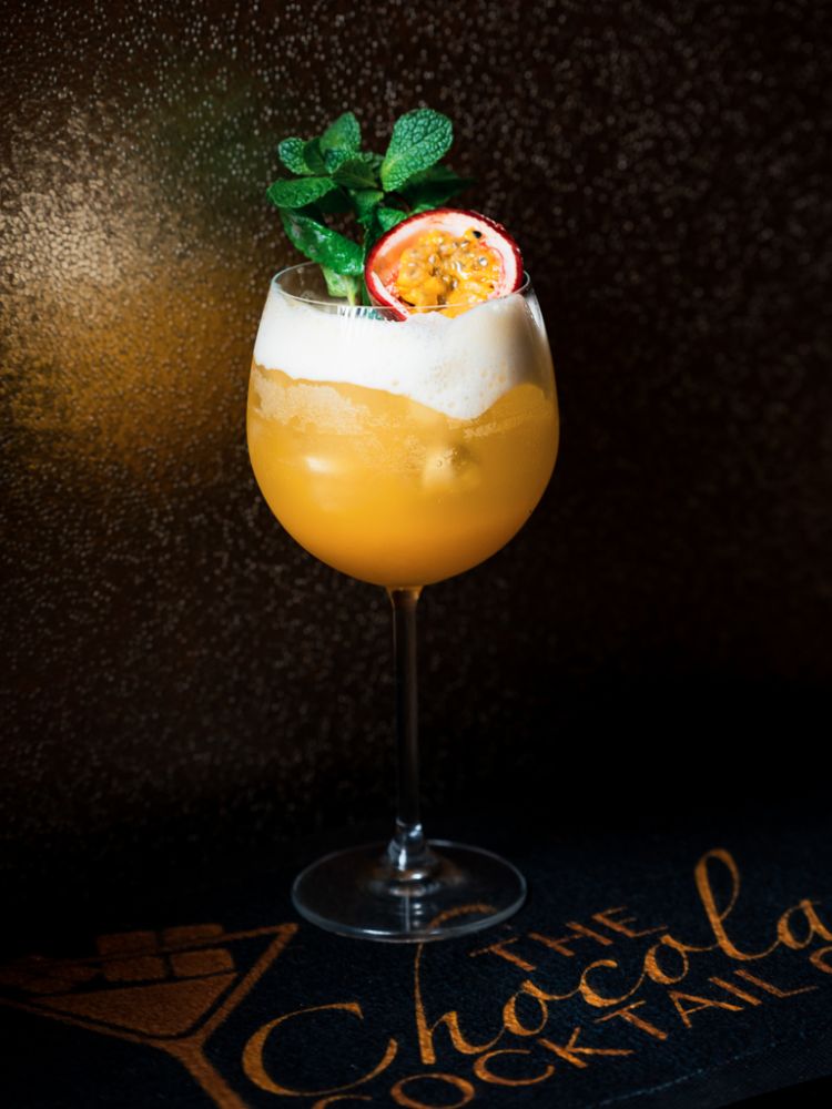 pornstars best friend cocktail at the chocolate cocktail club in london