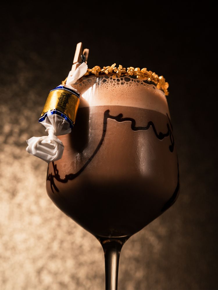 an absolutely fabulous darling! cocktail at the chocolate cocktail club in london