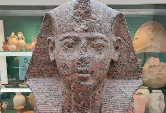 egyptian artefact at the british museum in london