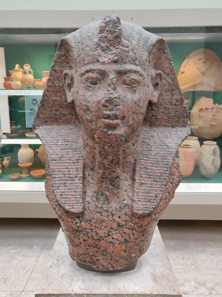 egyptian artefact at the british museum in london