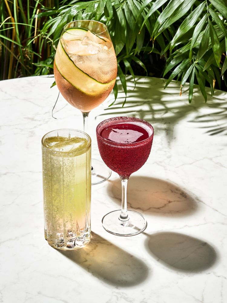 Selection of cocktails at gaucho