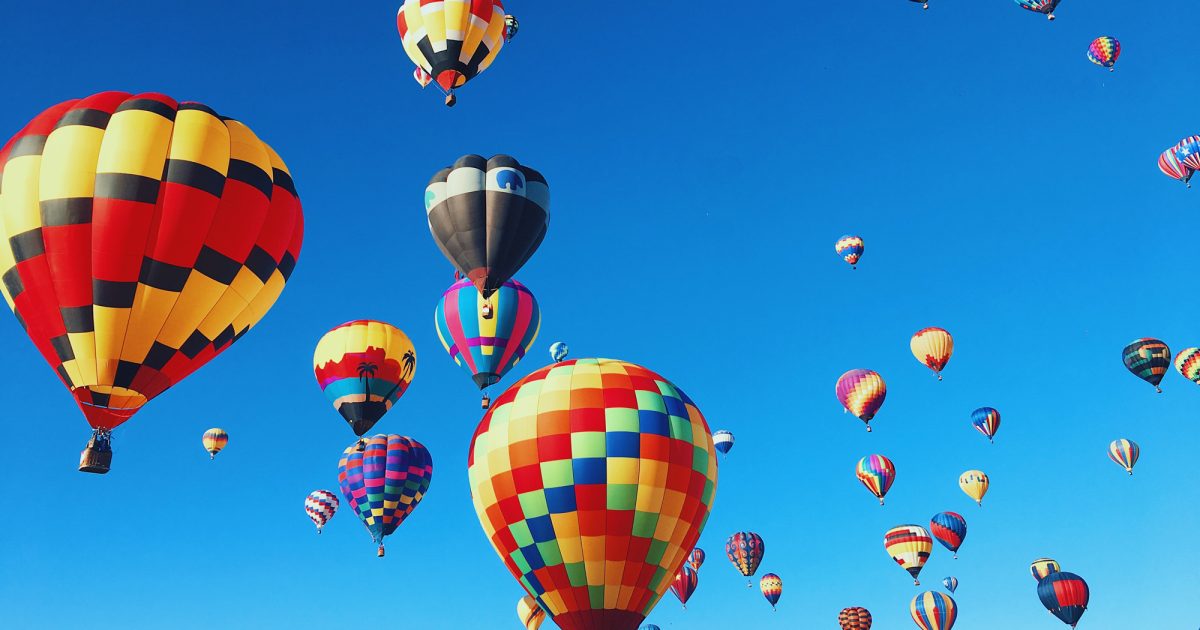 Hot air balloon rides for birthdays cheap